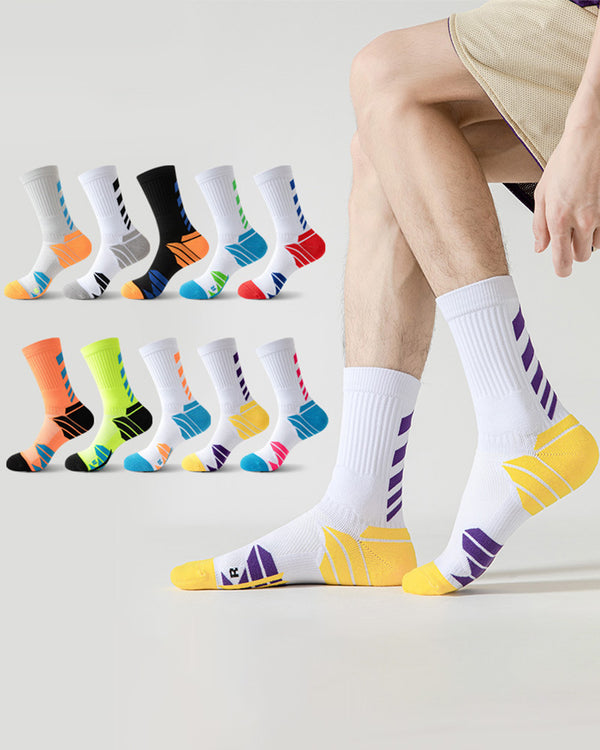 Cushioned Basketball Socks with Arch Support