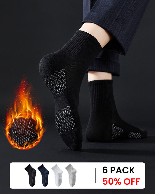 Unisex 7A Anti-Bacterial and Odor-Resistant Socks