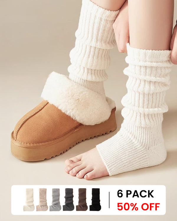 Women's Fleece-lined Chunky Socks Sleeve